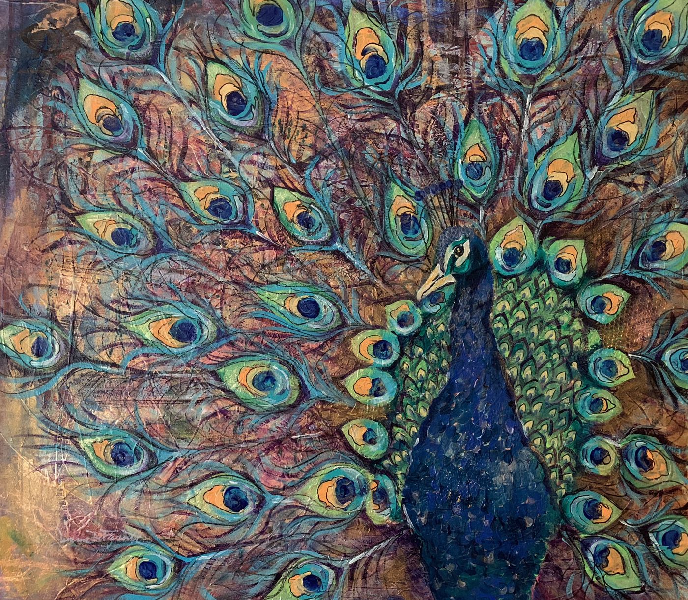 Peacock artwork